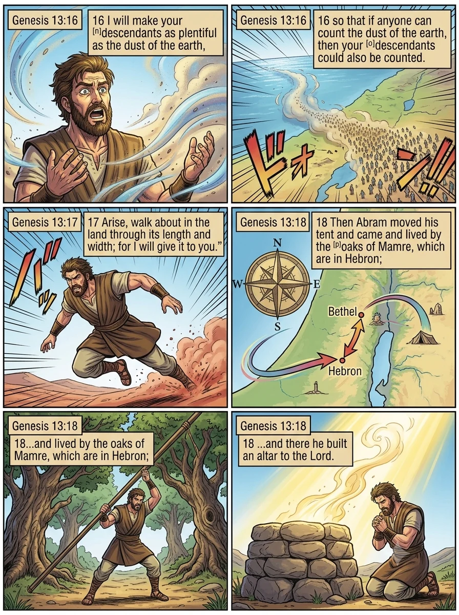 Genesis 13 illustration: The Lord's Promise at Hebron