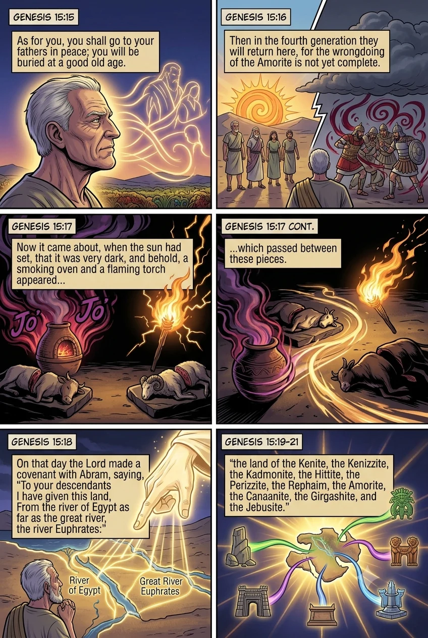 Genesis 15 illustration: The Covenant Confirmed