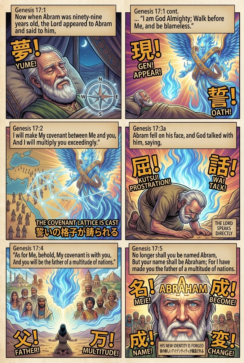 Genesis 17 illustration: Abram Becomes Abraham