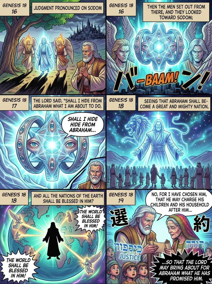 Genesis 18 illustration: The Lord's Plan for Sodom