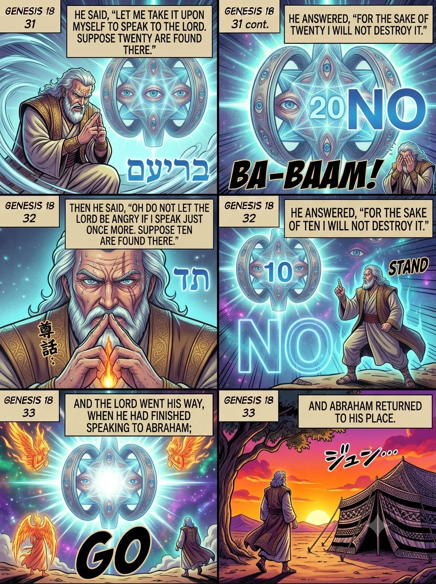 Genesis 18 illustration: Ten Righteous