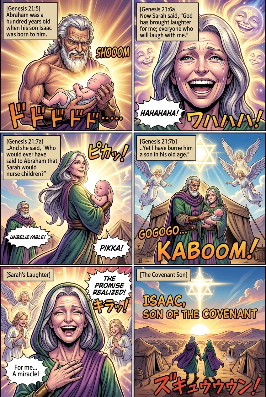 Genesis 21 illustration: Sarah's Laughter