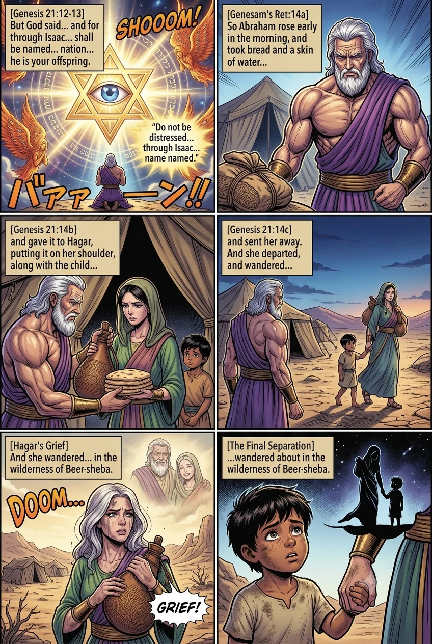 Genesis 21 illustration: Hagar Sent Away