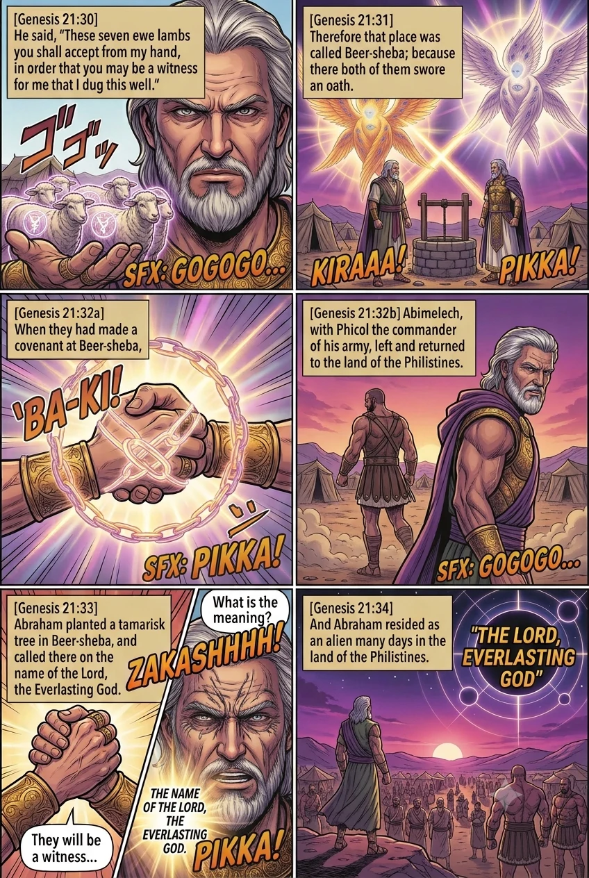 Genesis 21 illustration: Beersheba