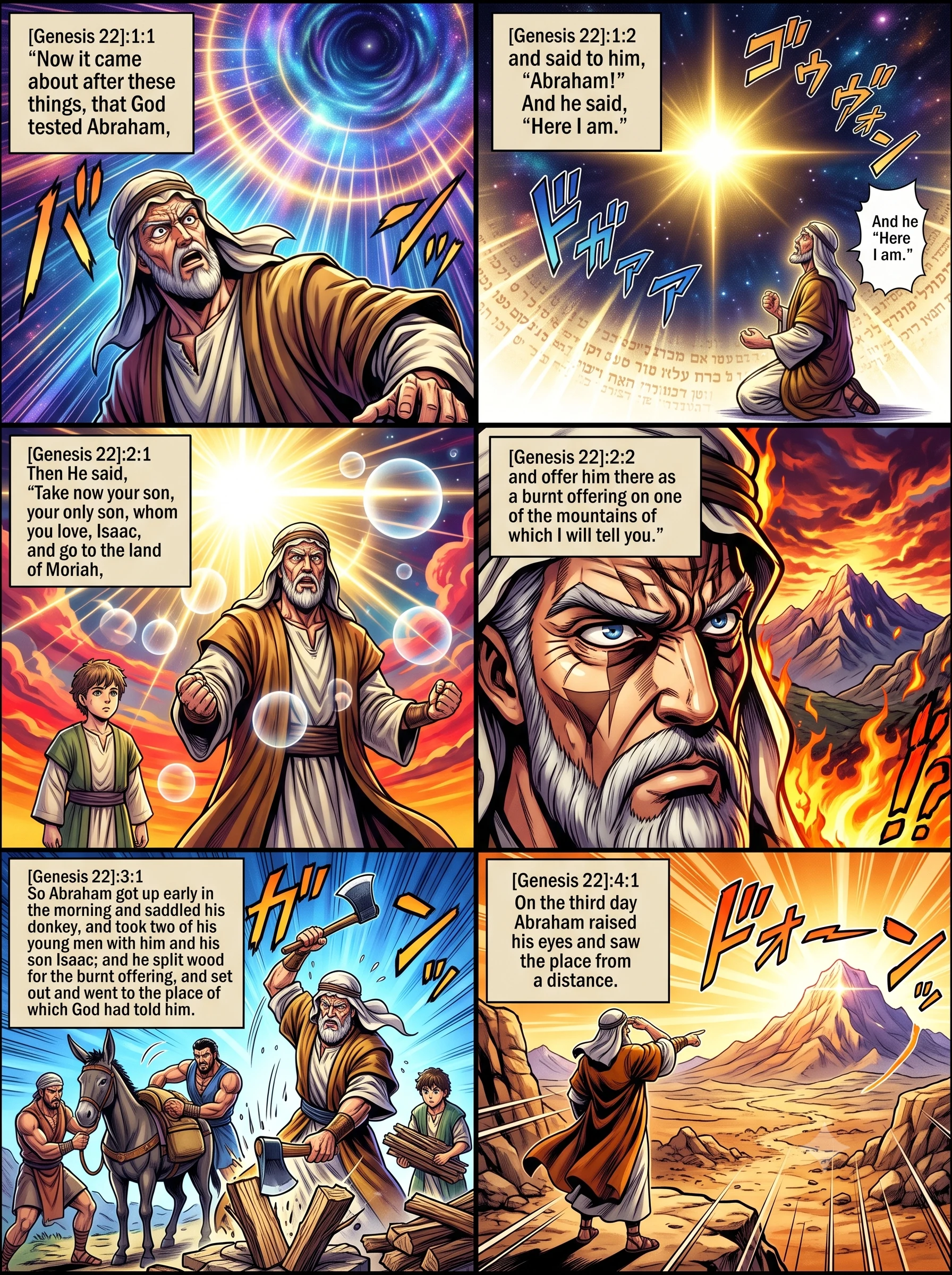 Genesis 22 illustration: God Tests Abraham