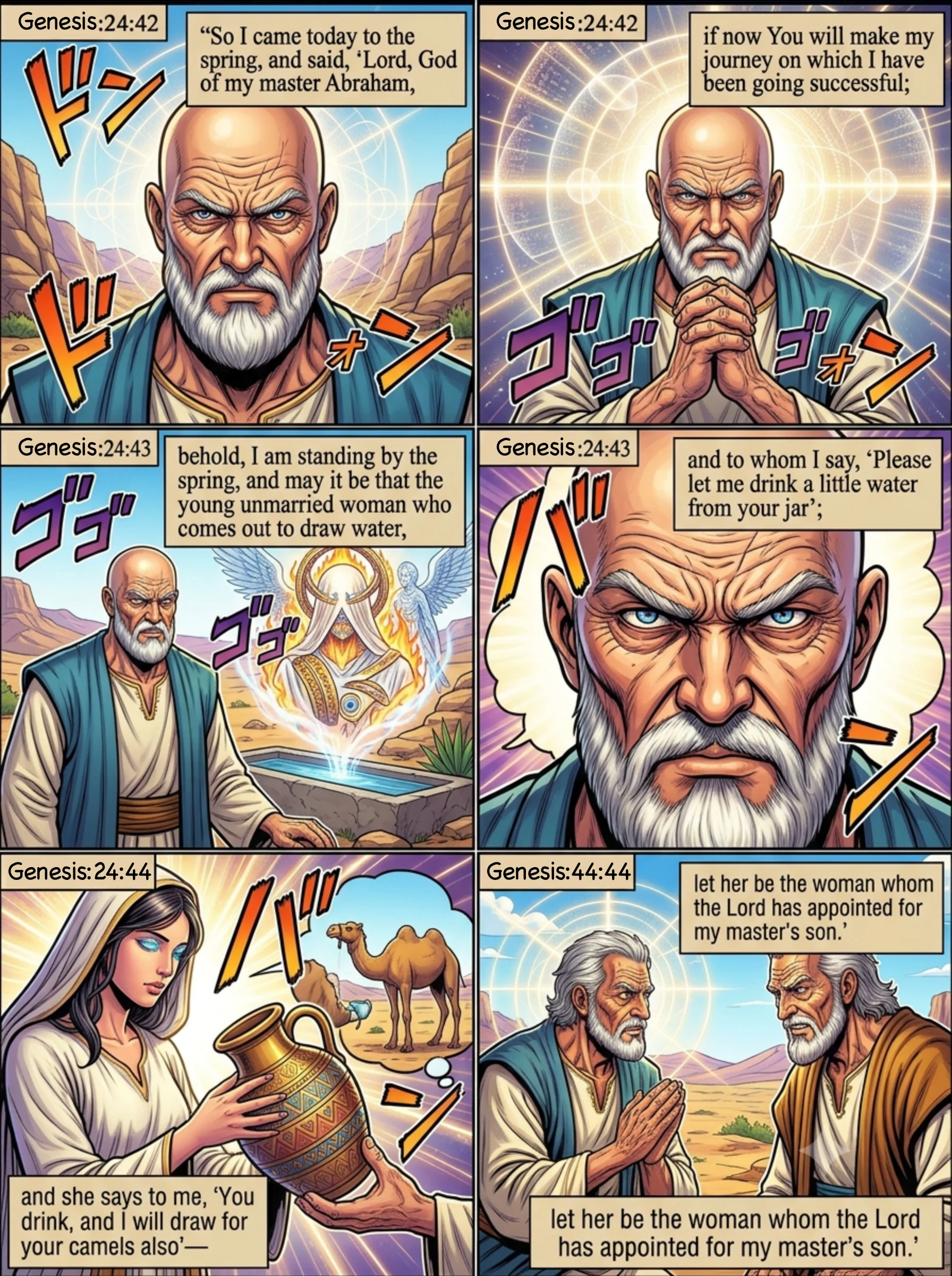 Genesis 24 illustration: The Prayer Retold