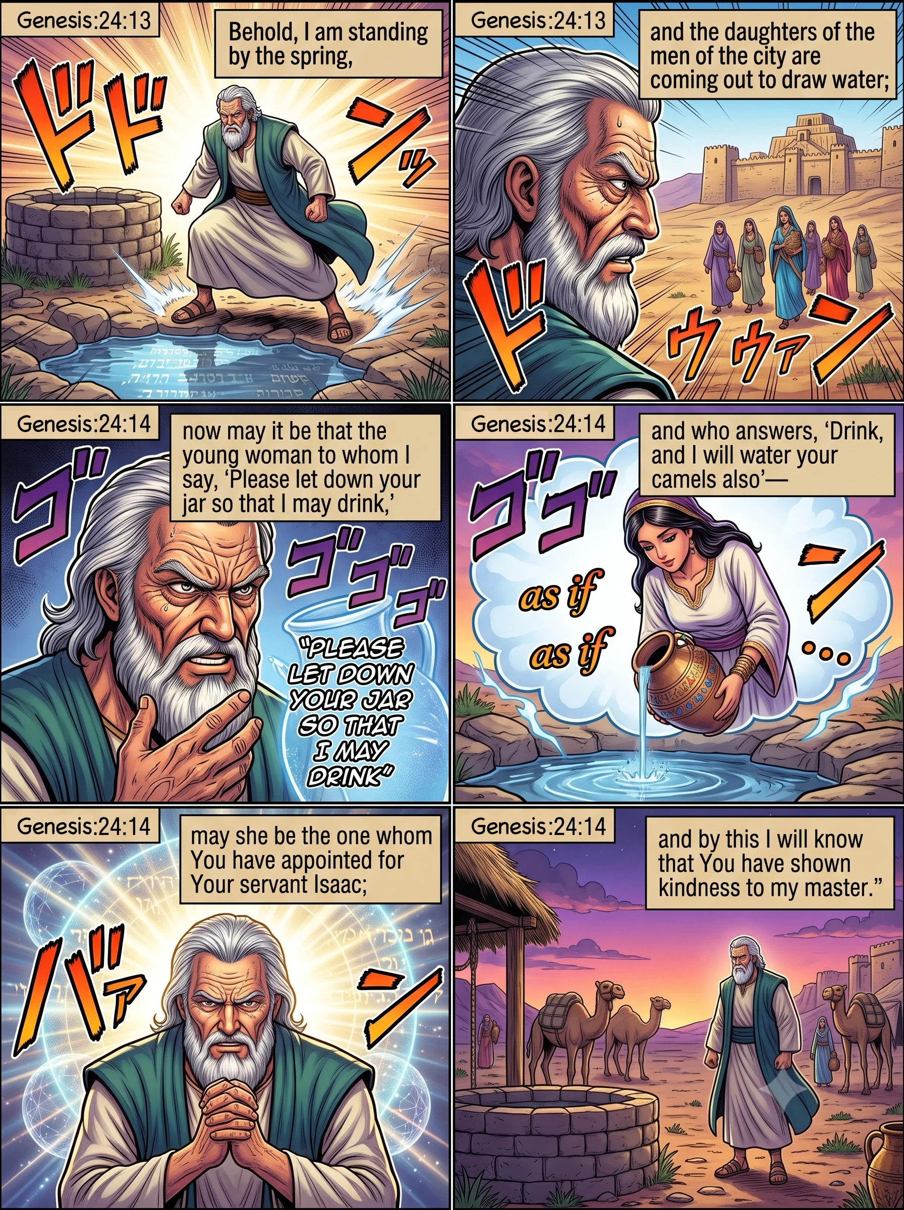 Genesis 24 illustration: A Prayer at the Well