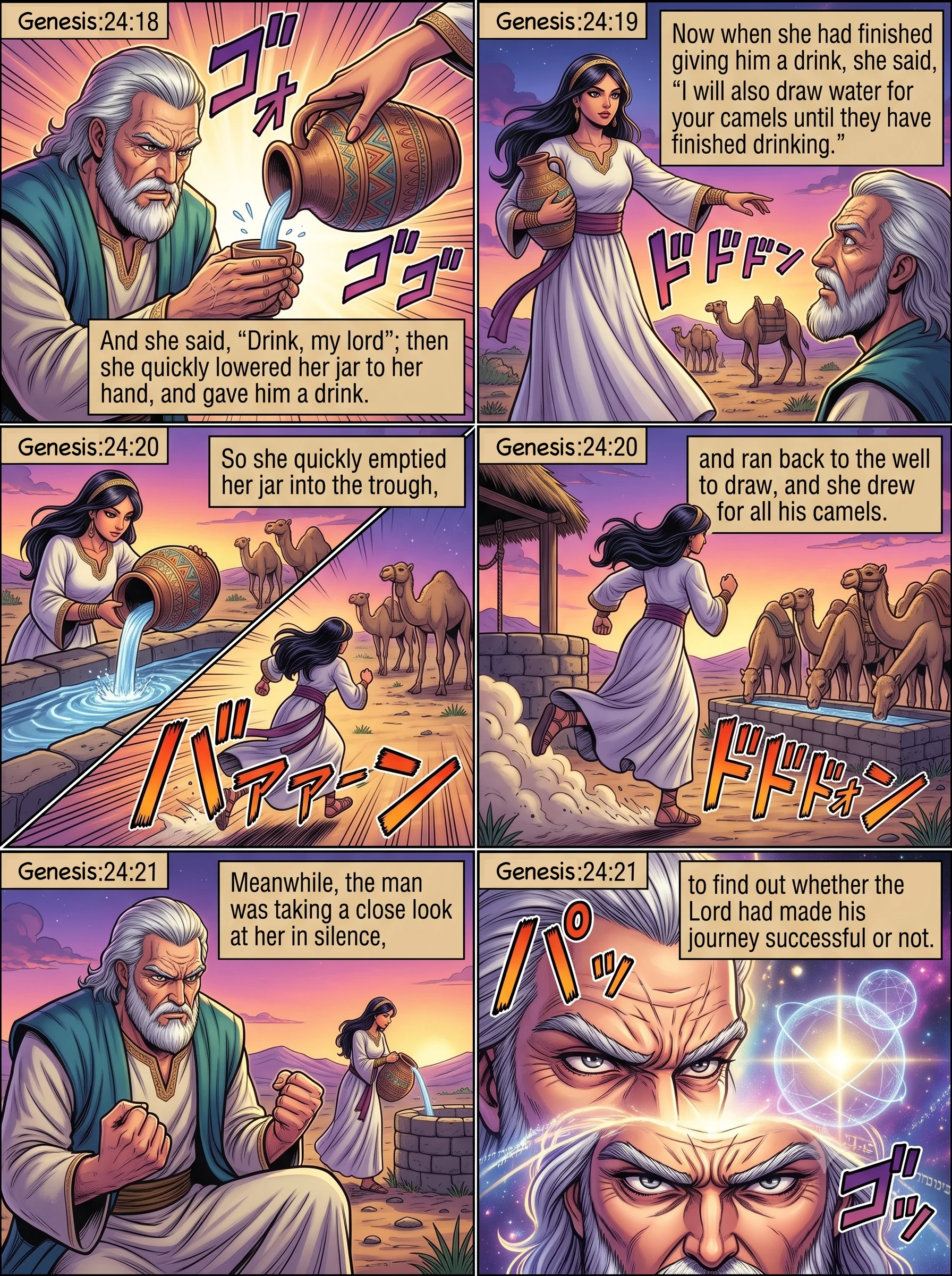 Genesis 24 illustration: Water for the Camels