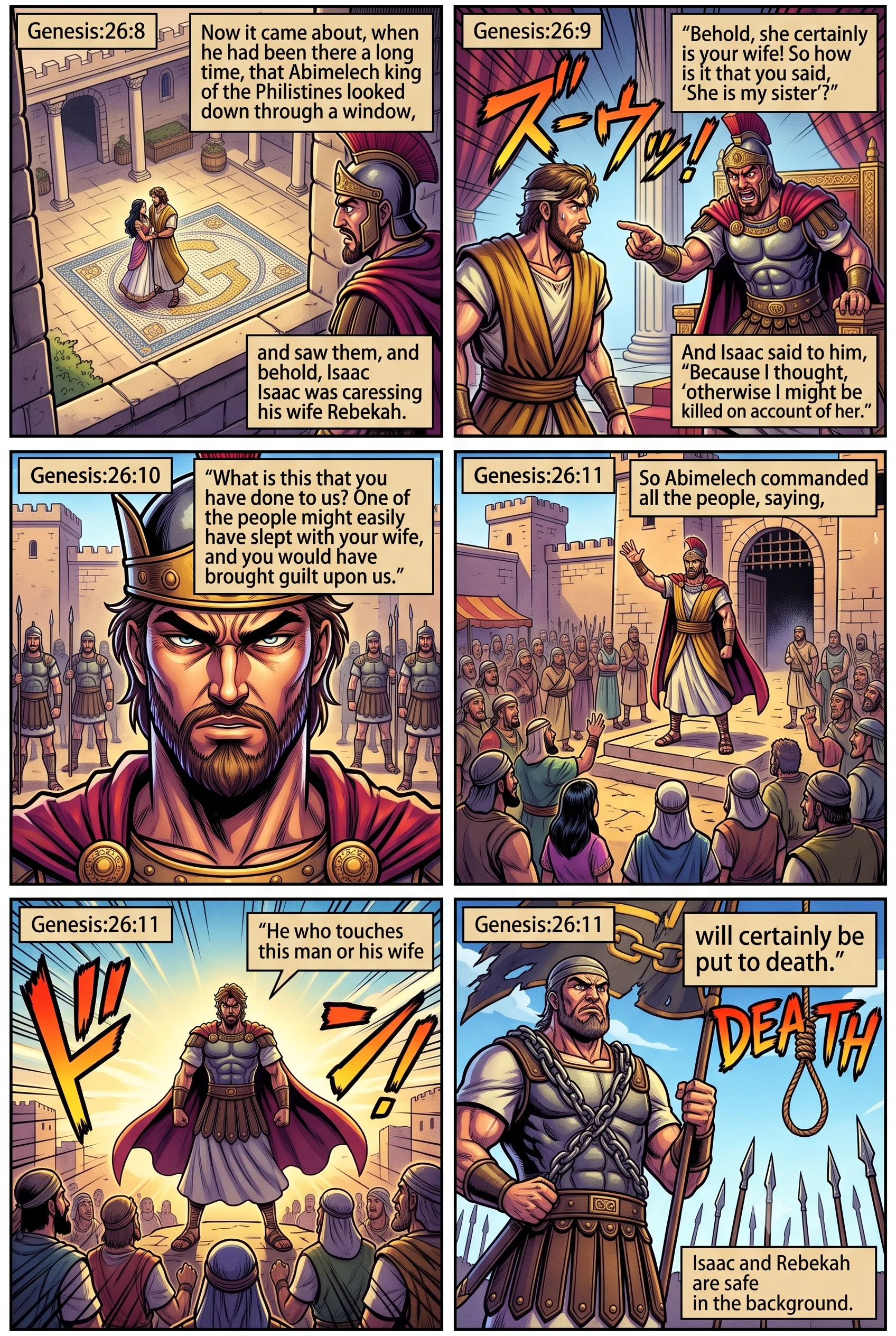 Genesis 26 illustration: Abimelech's Rebuke
