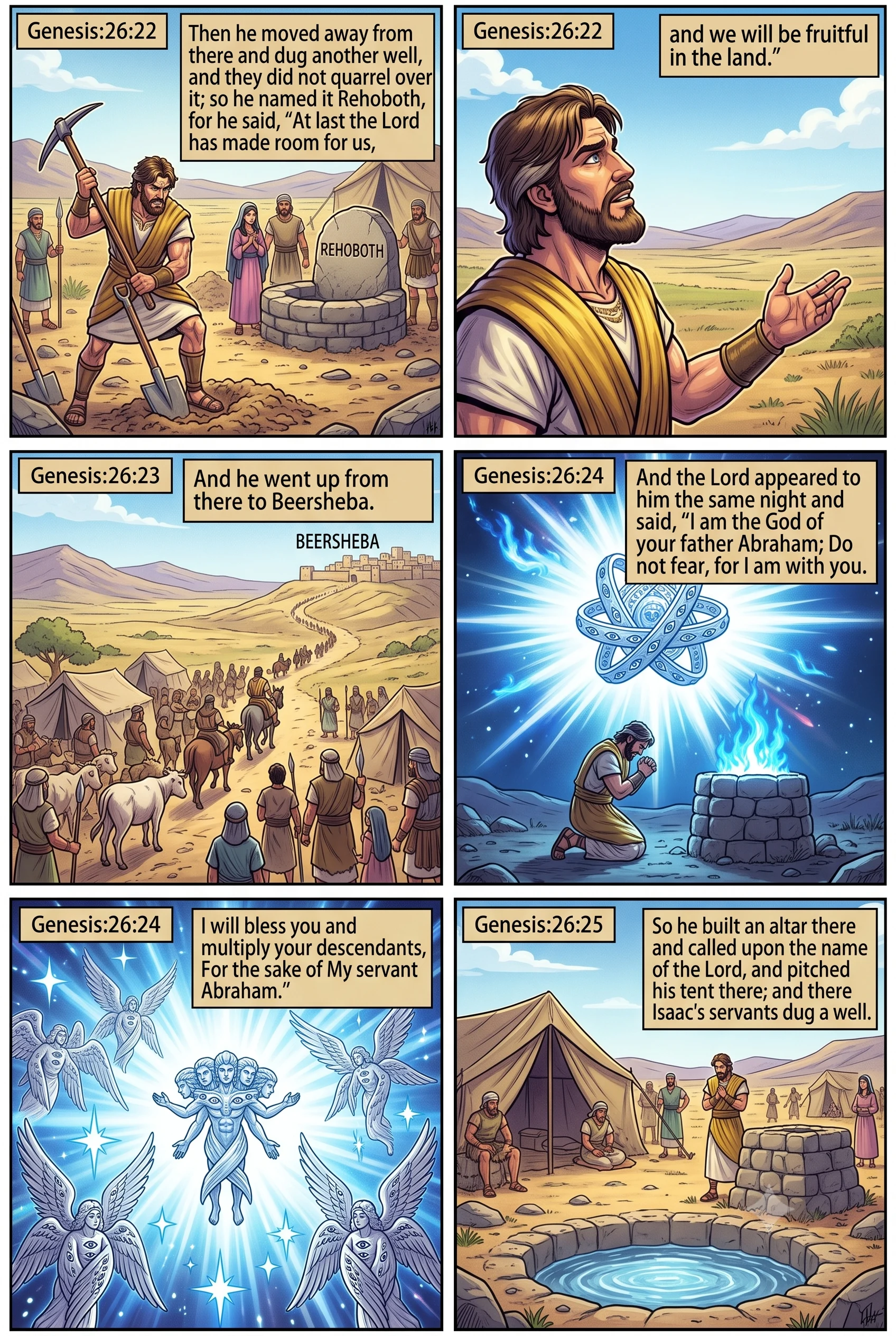 Genesis 26 illustration: Room to Grow at Rehoboth