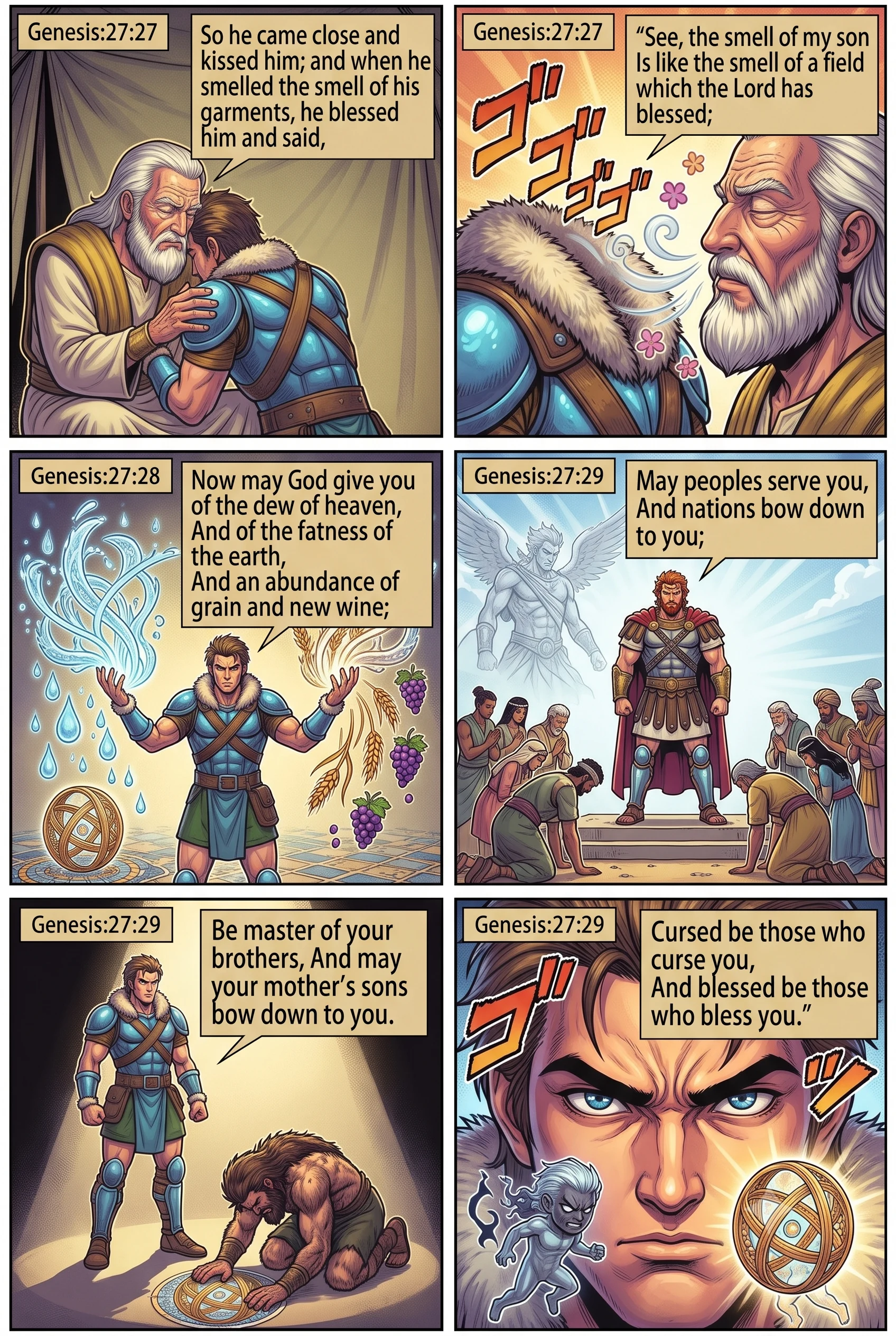 Genesis 27 illustration: The Blessing