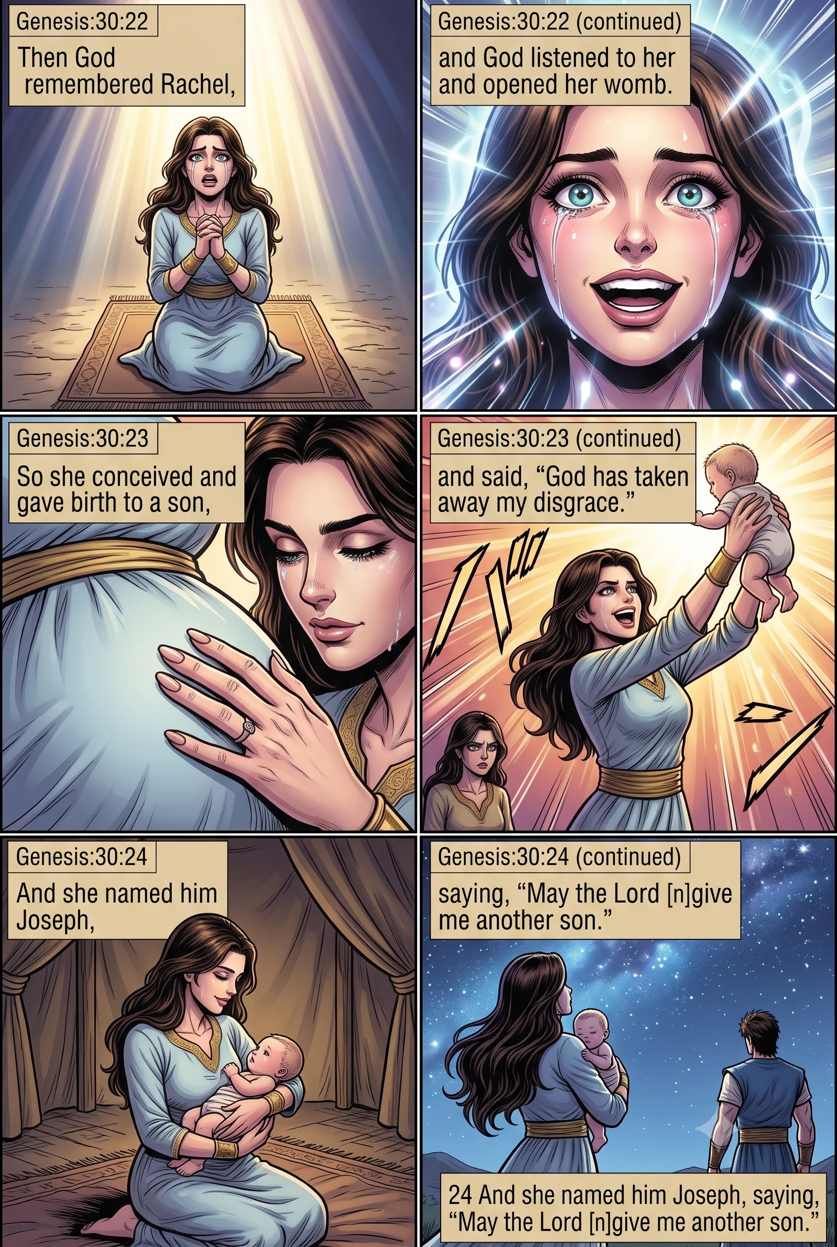 Genesis 30 illustration: Joseph Is Born