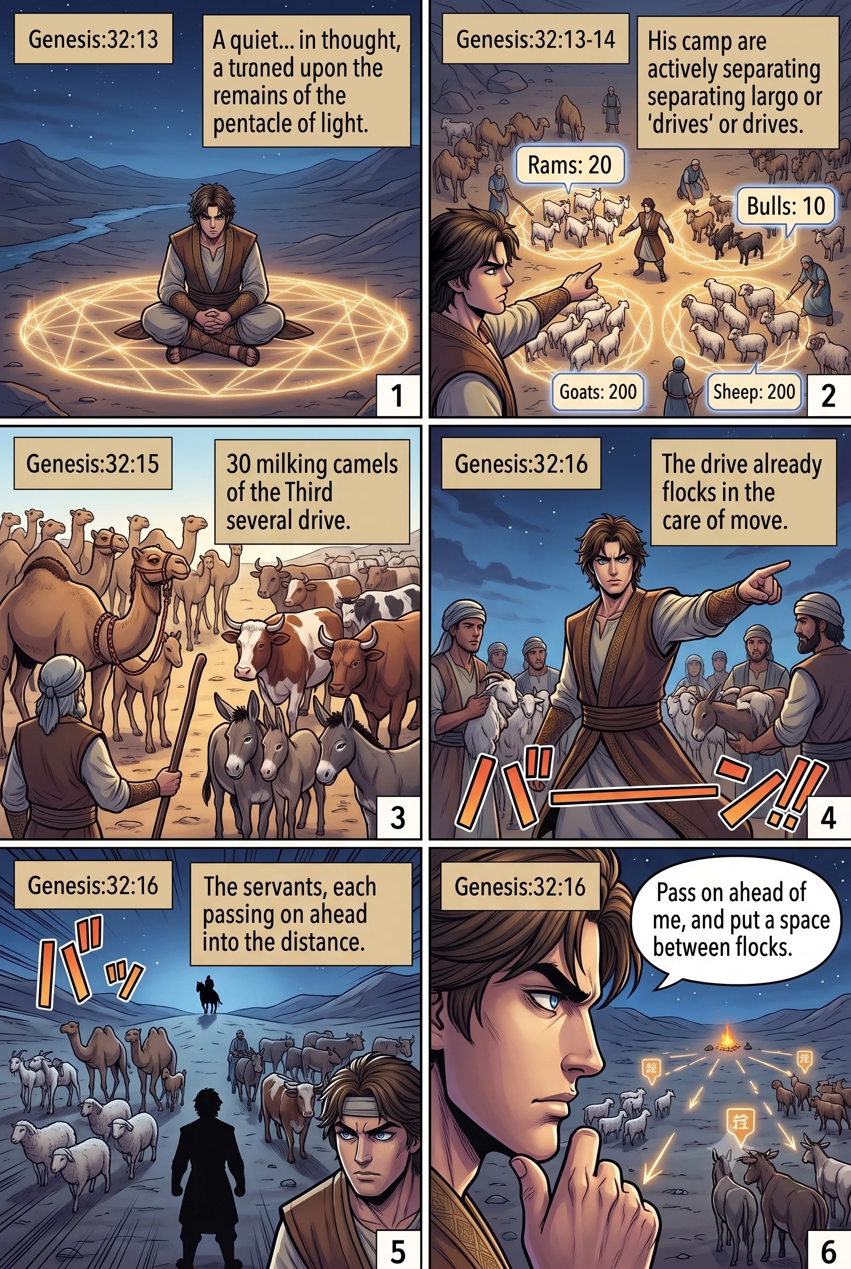 Genesis 32 illustration: The Gift for Esau
