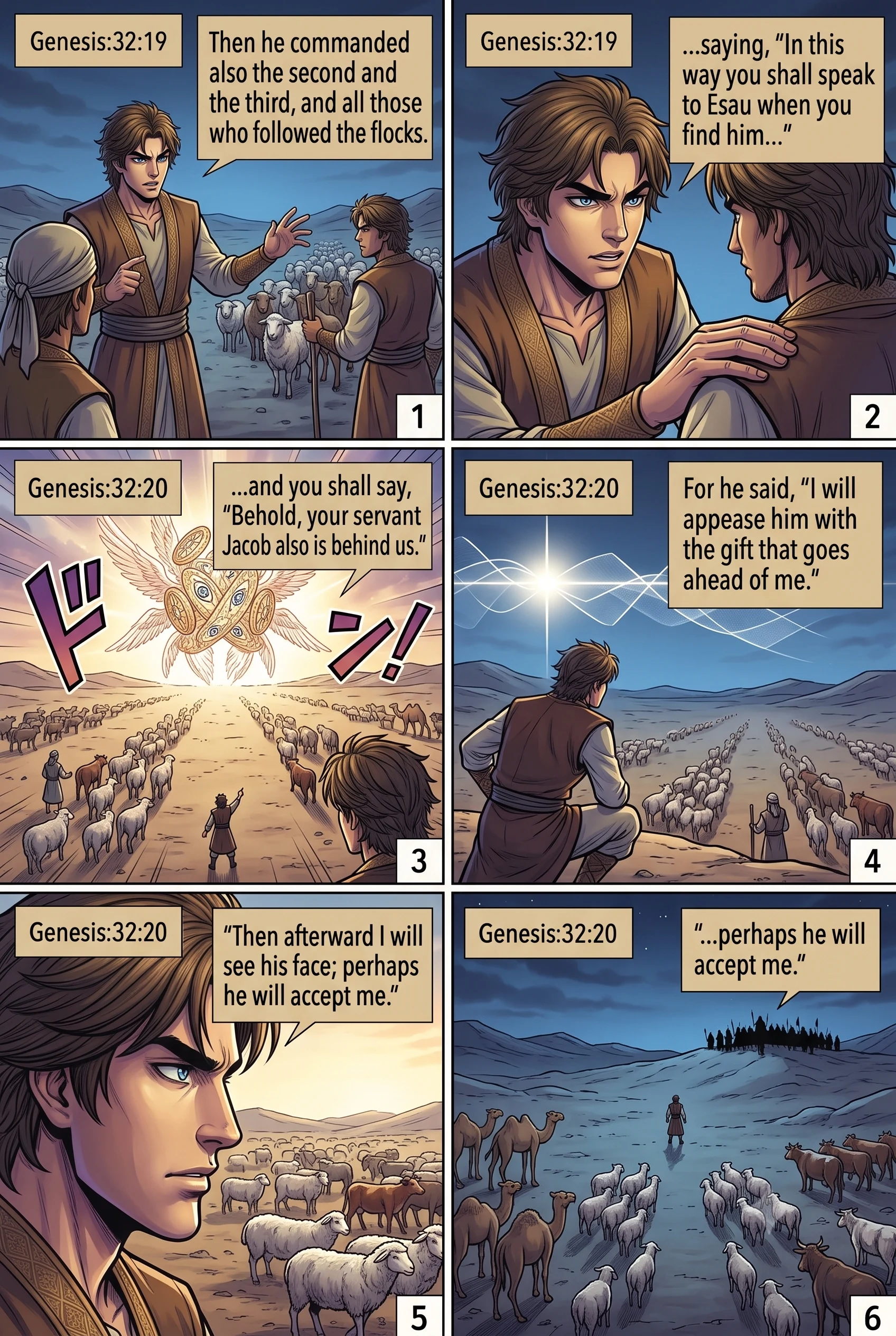 Genesis 32 illustration: Perhaps He Will Accept Me