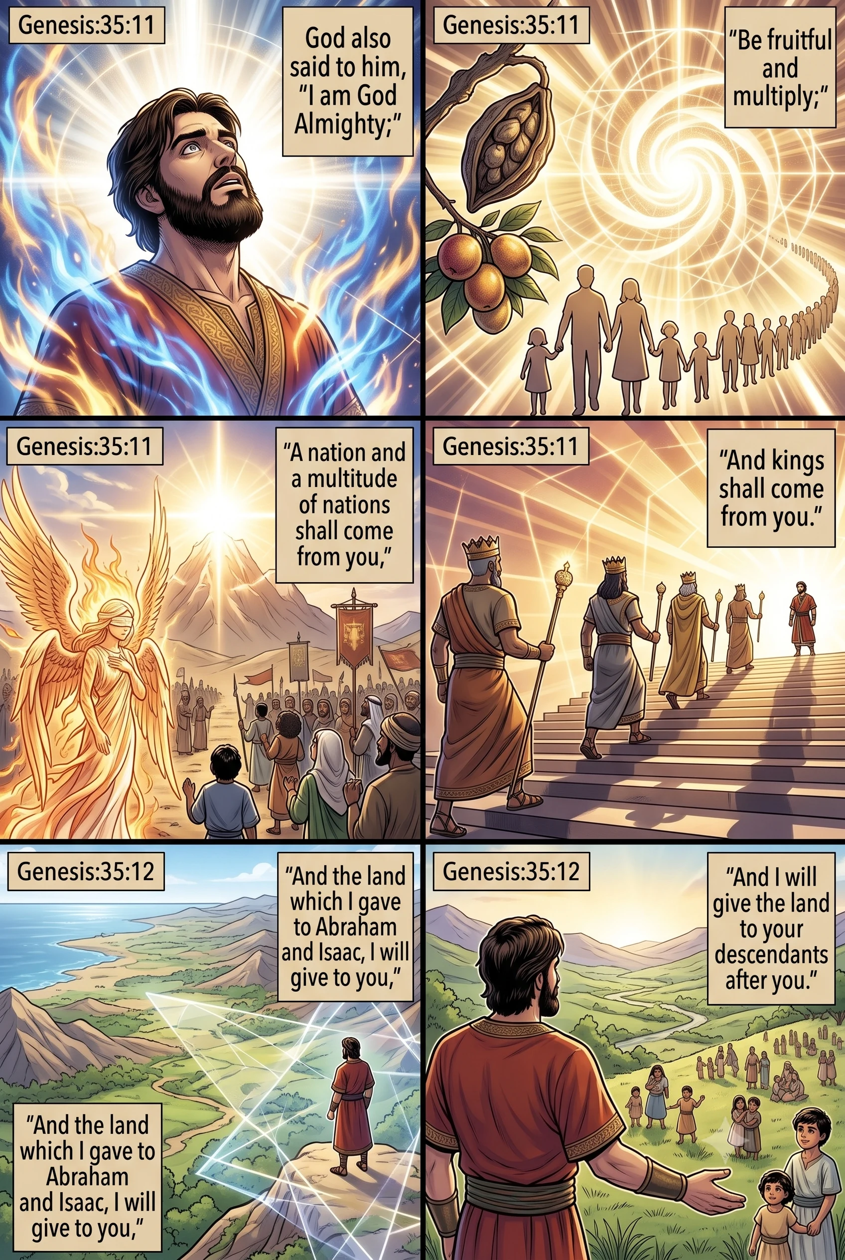 Genesis 35 illustration: God Almighty's Promise