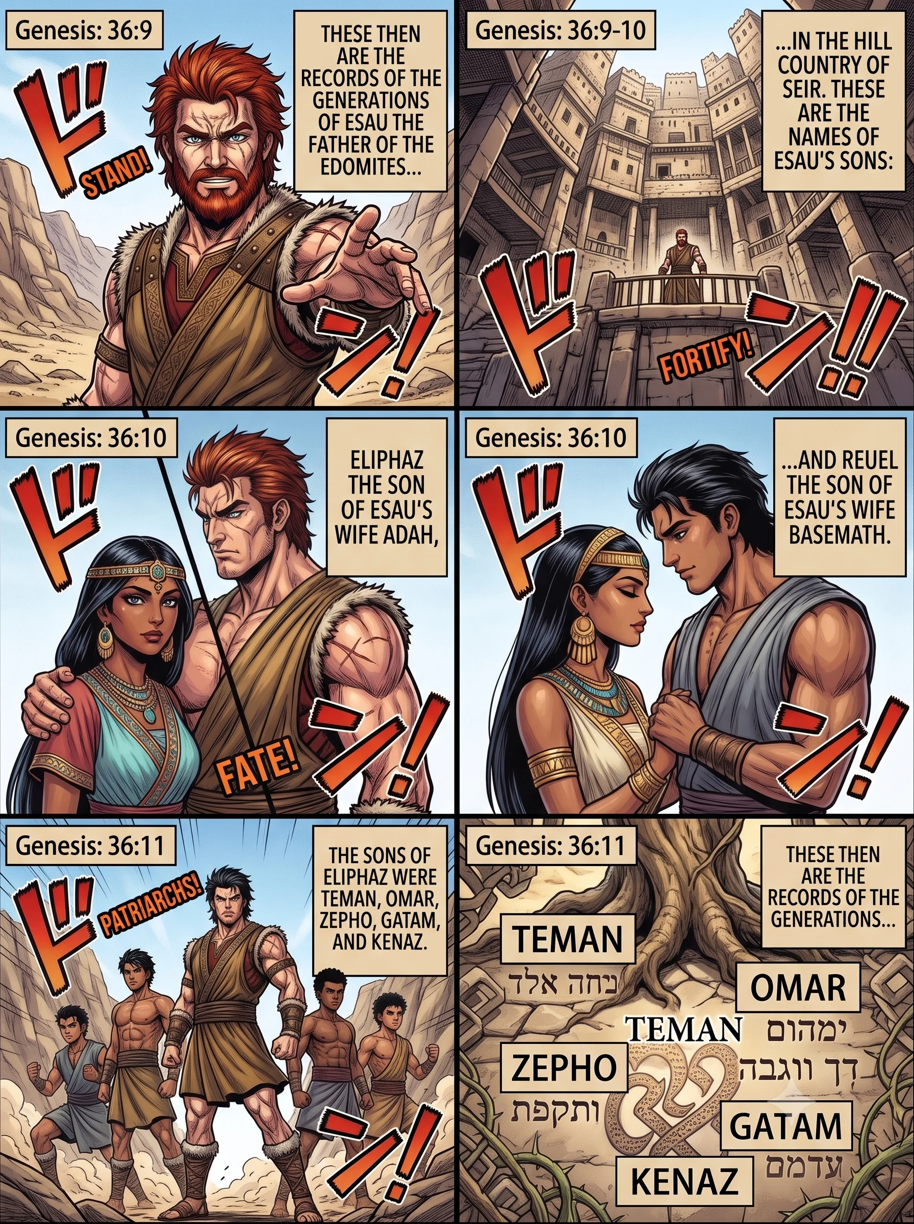 Genesis 36 illustration: The Generations of Esau