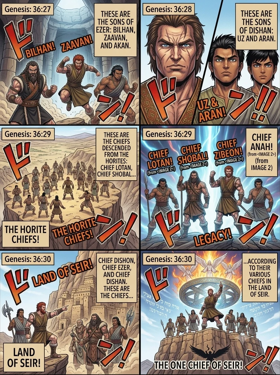 Genesis 36 illustration: The Chiefs Descended from the Horites