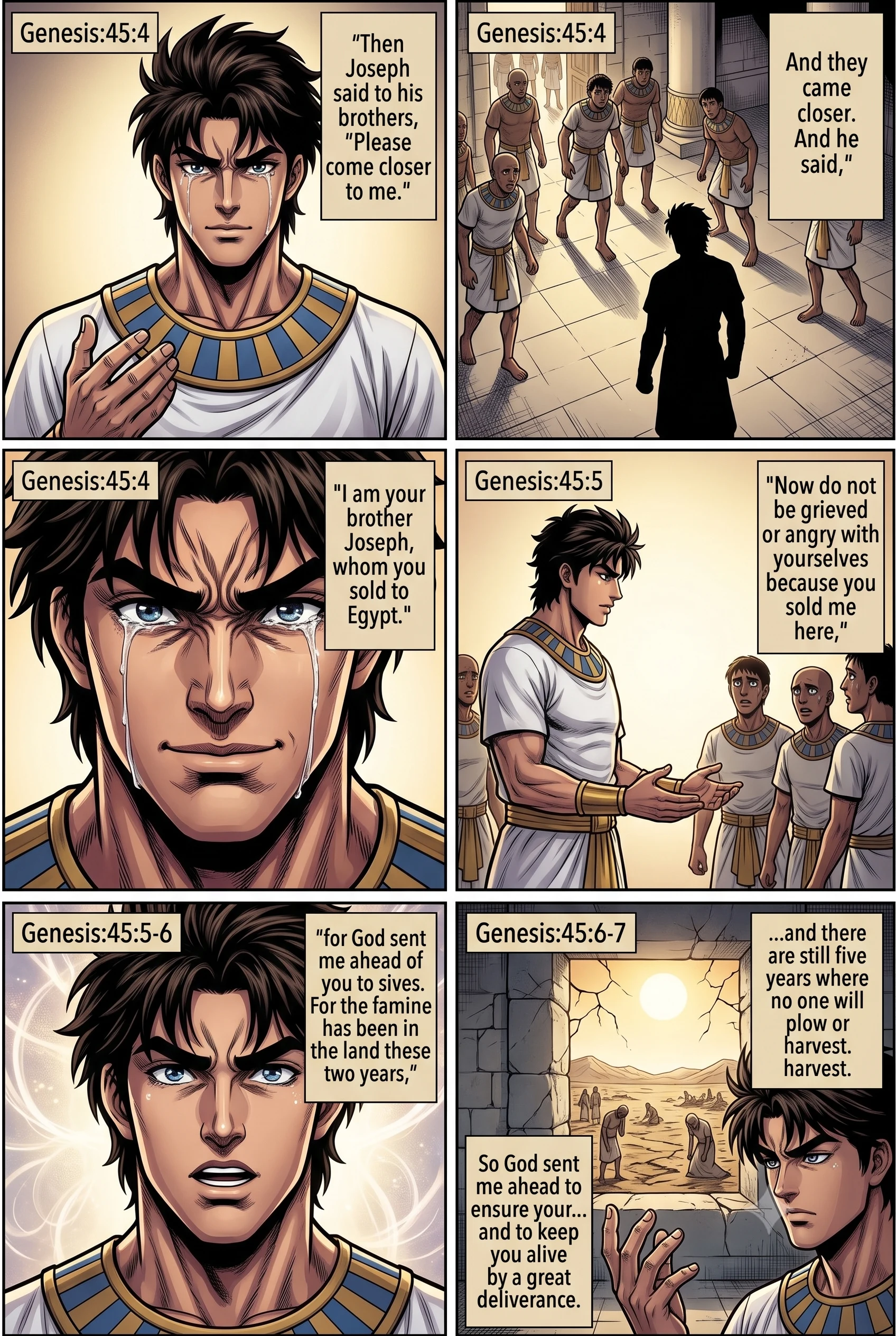 Genesis 45 illustration: God Sent Me to Save Lives