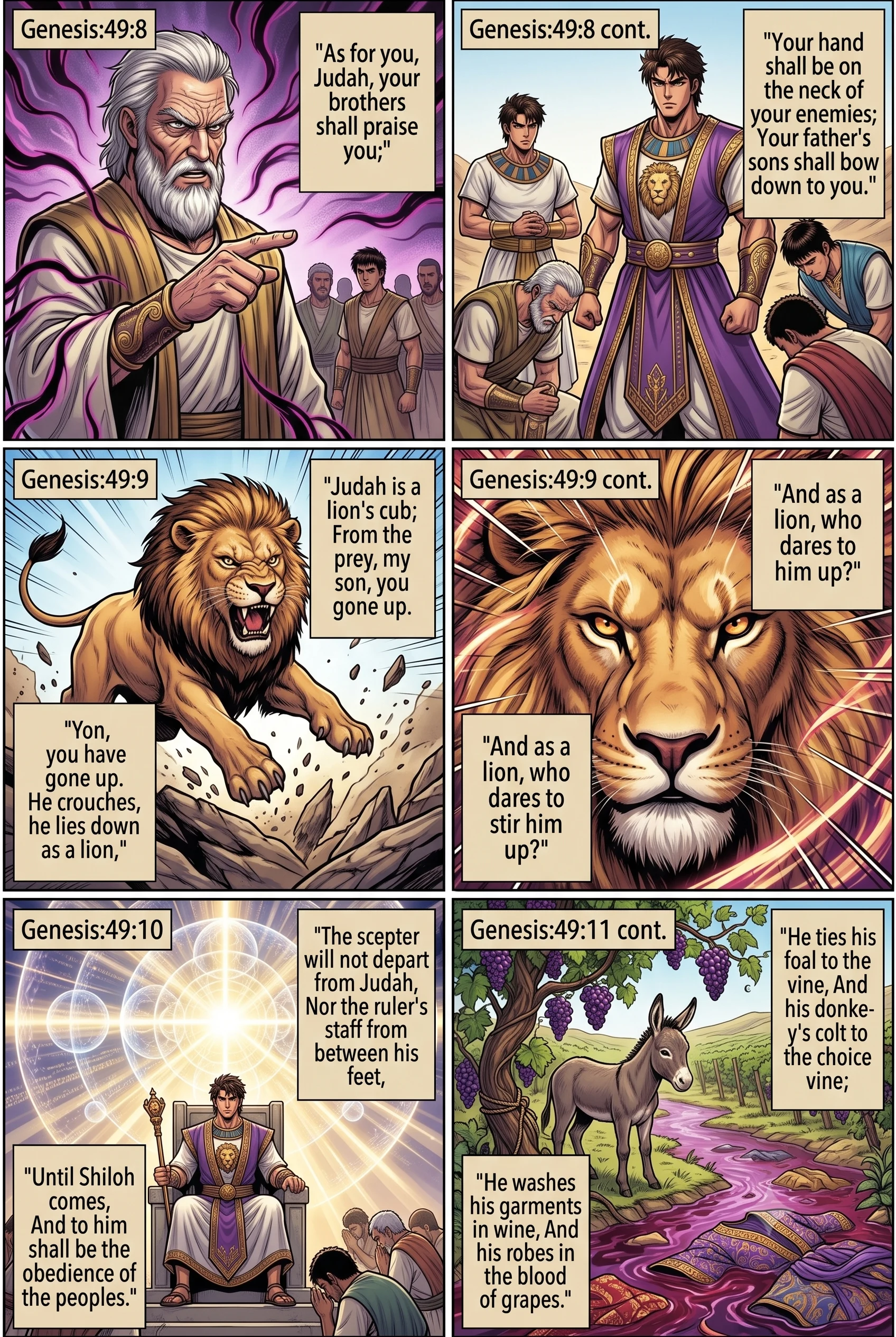 Genesis 49 illustration: The Blessing of Judah