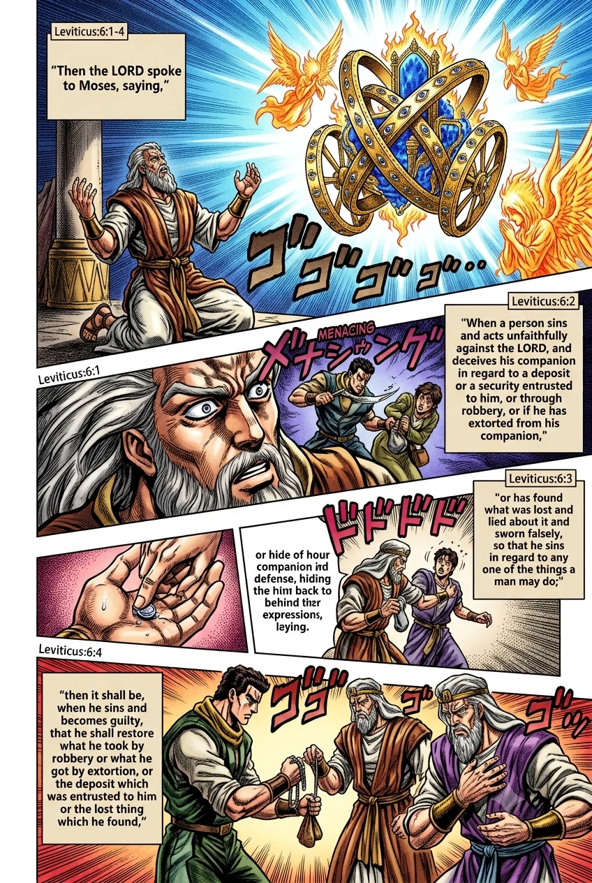 Leviticus 6 illustration: Restoring What Was Taken by Deceit