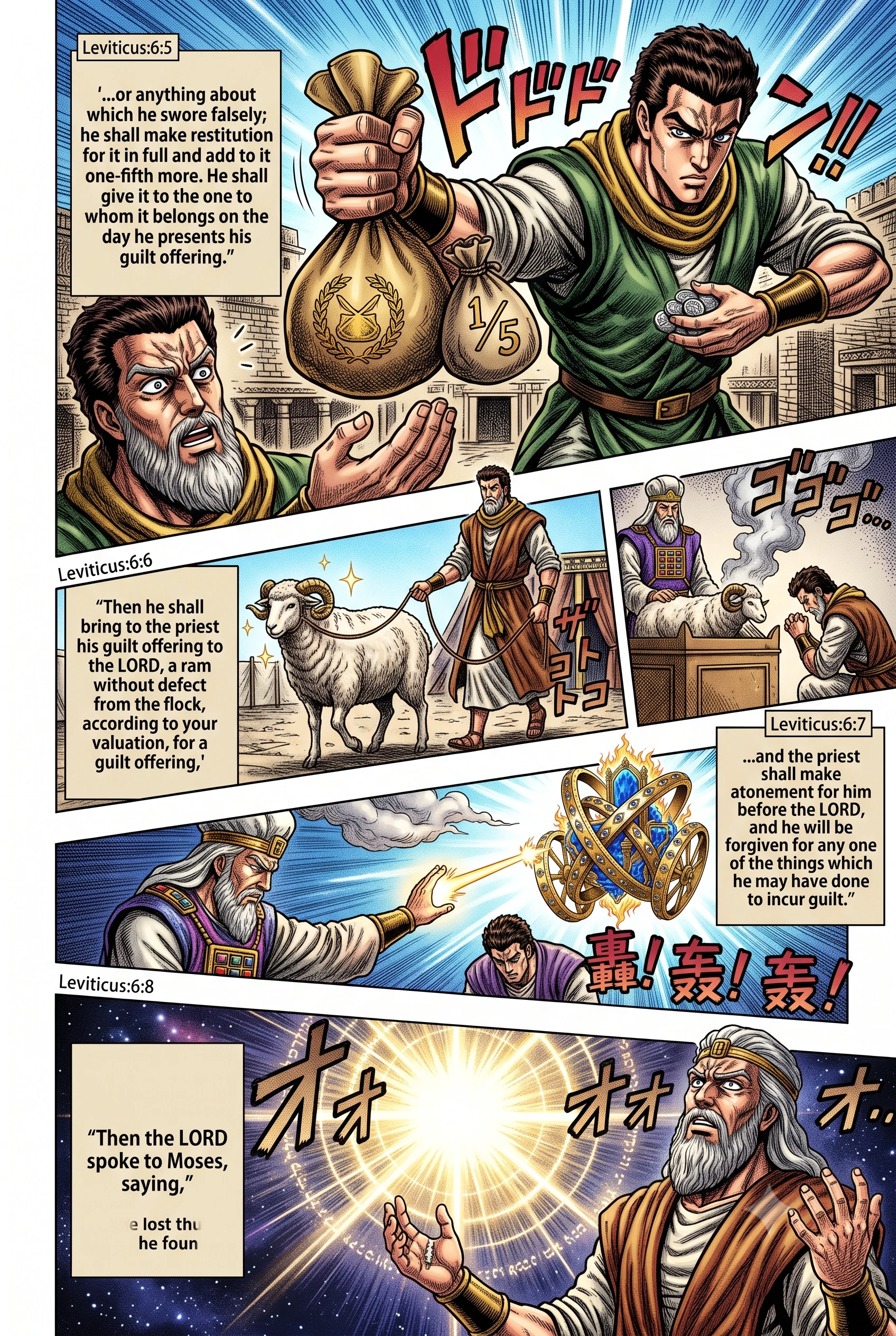 Leviticus 6 illustration: The Ram of the Guilt Offering