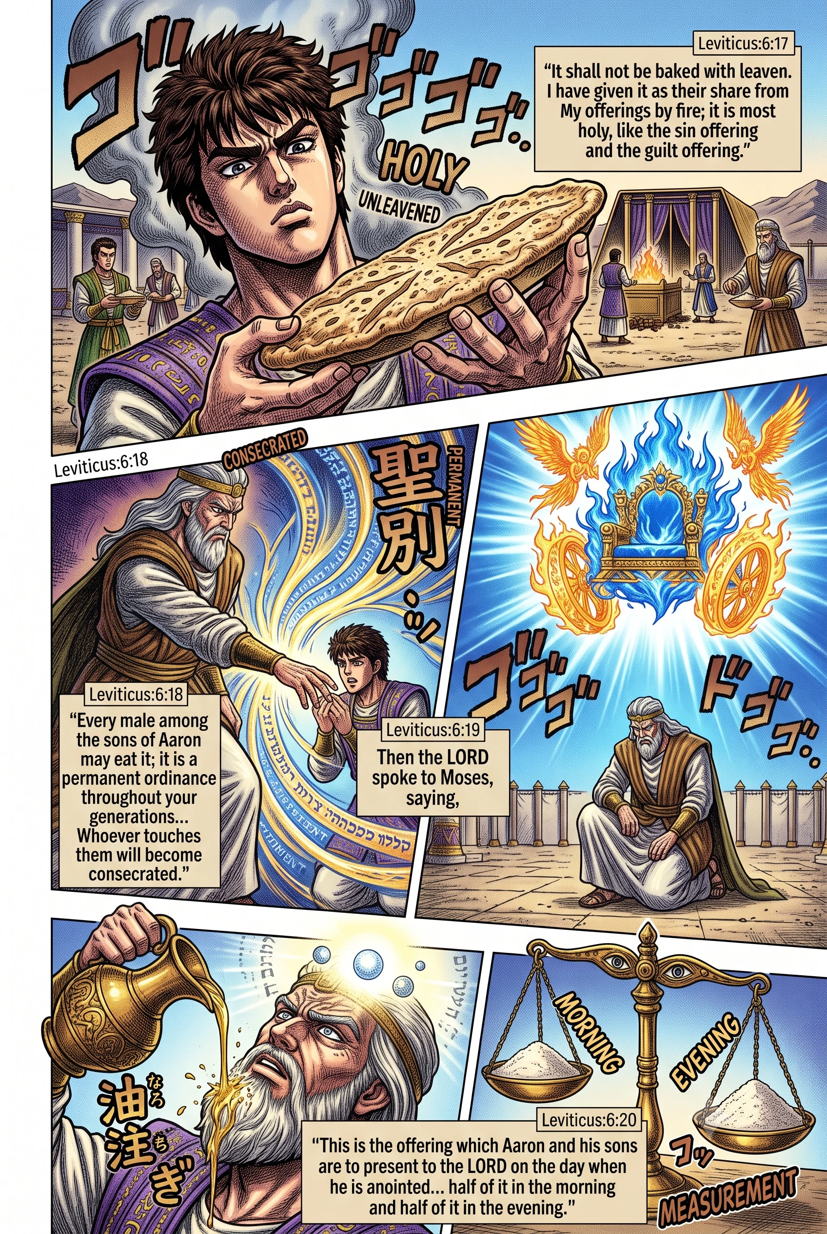 Leviticus 6 illustration: A Permanent Portion for Aaron's Sons
