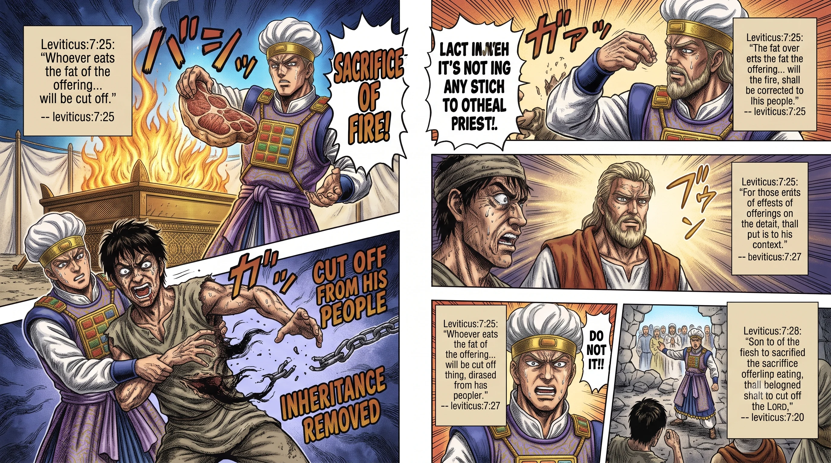 Leviticus 7 illustration: The Prohibition Against Eating Blood