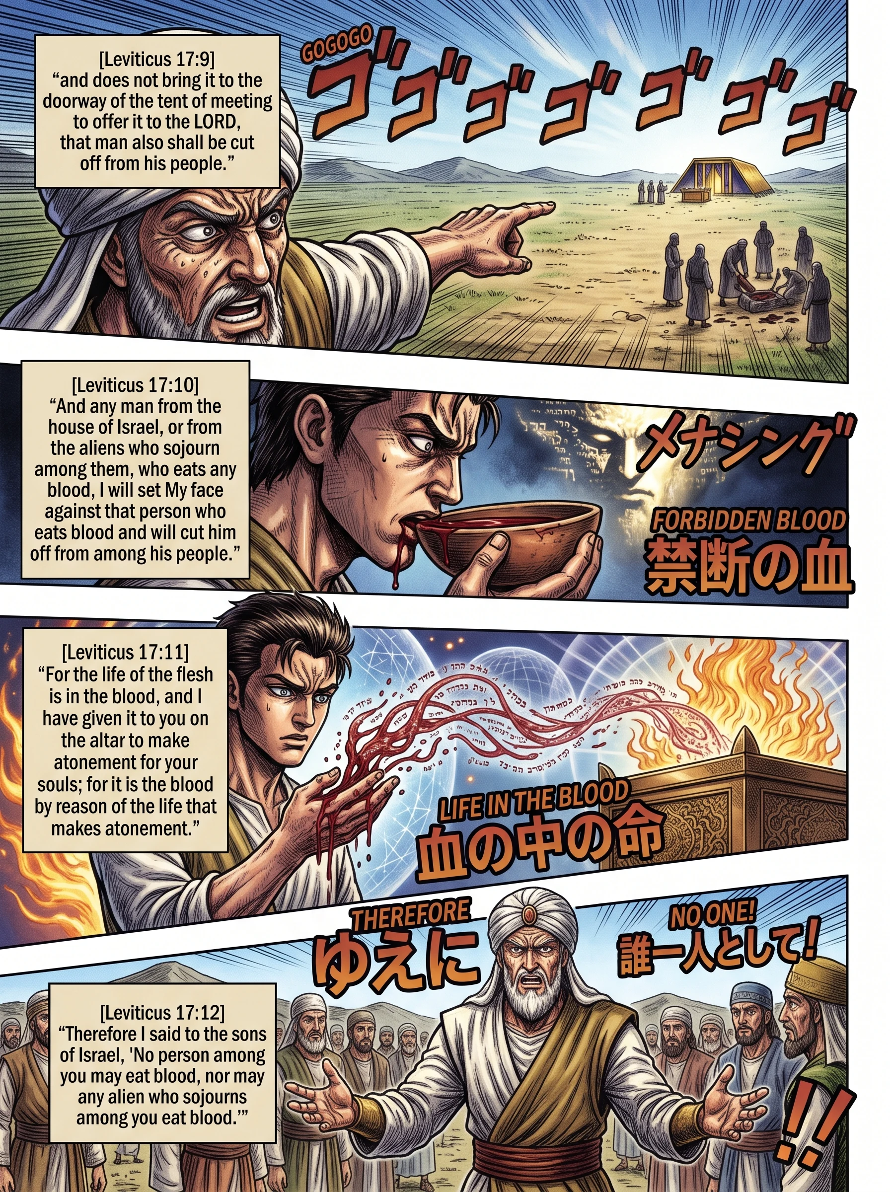 Leviticus 17 illustration: The Life Is in the Blood