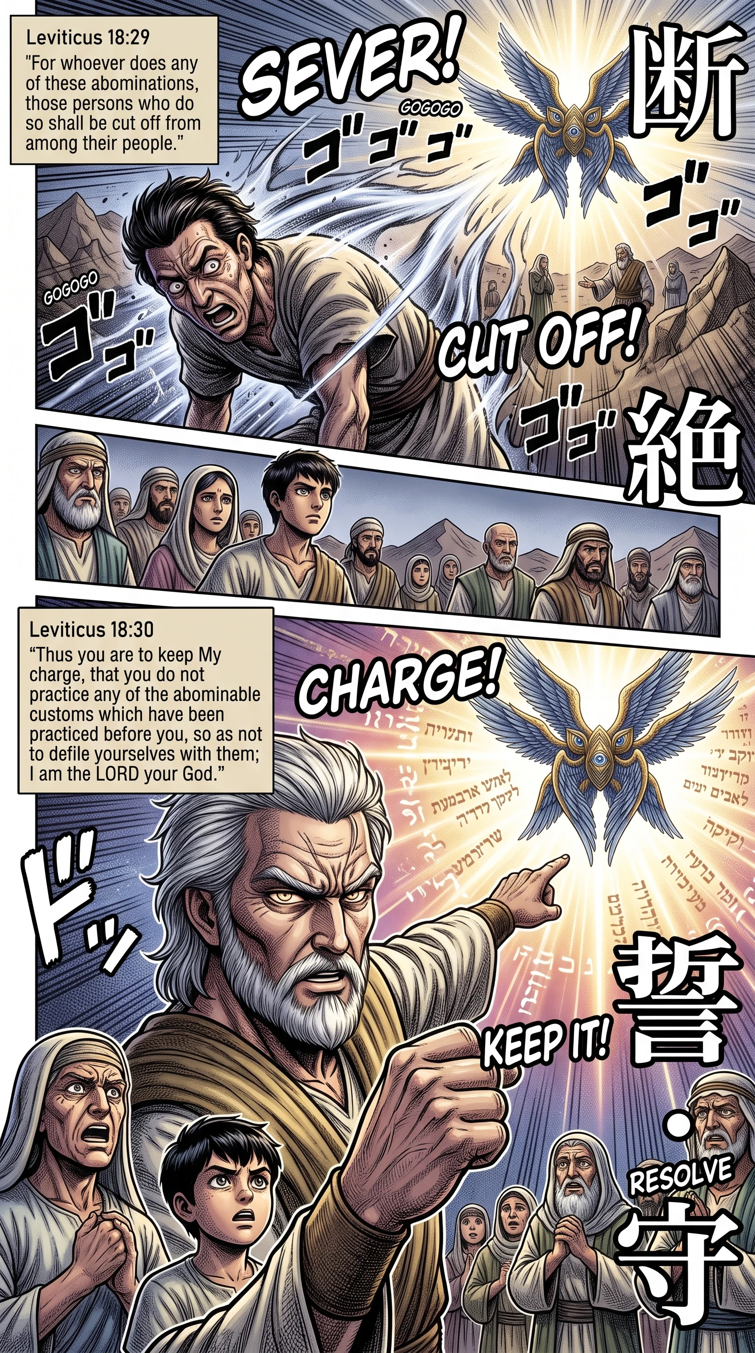 Leviticus 18 illustration: Keep My Charge and Be Cut Off No More
