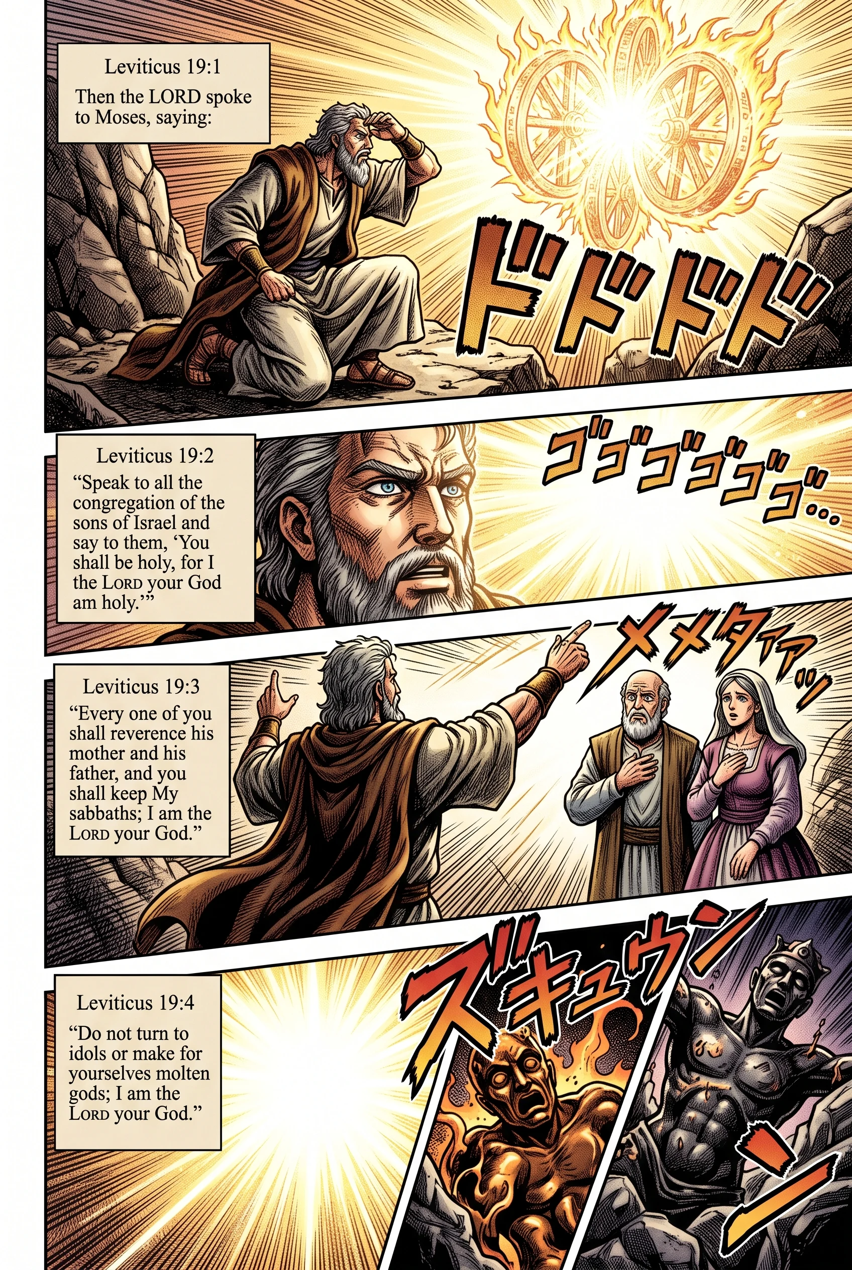 Leviticus 19 illustration: The Call to Holiness and Reverence for Parents