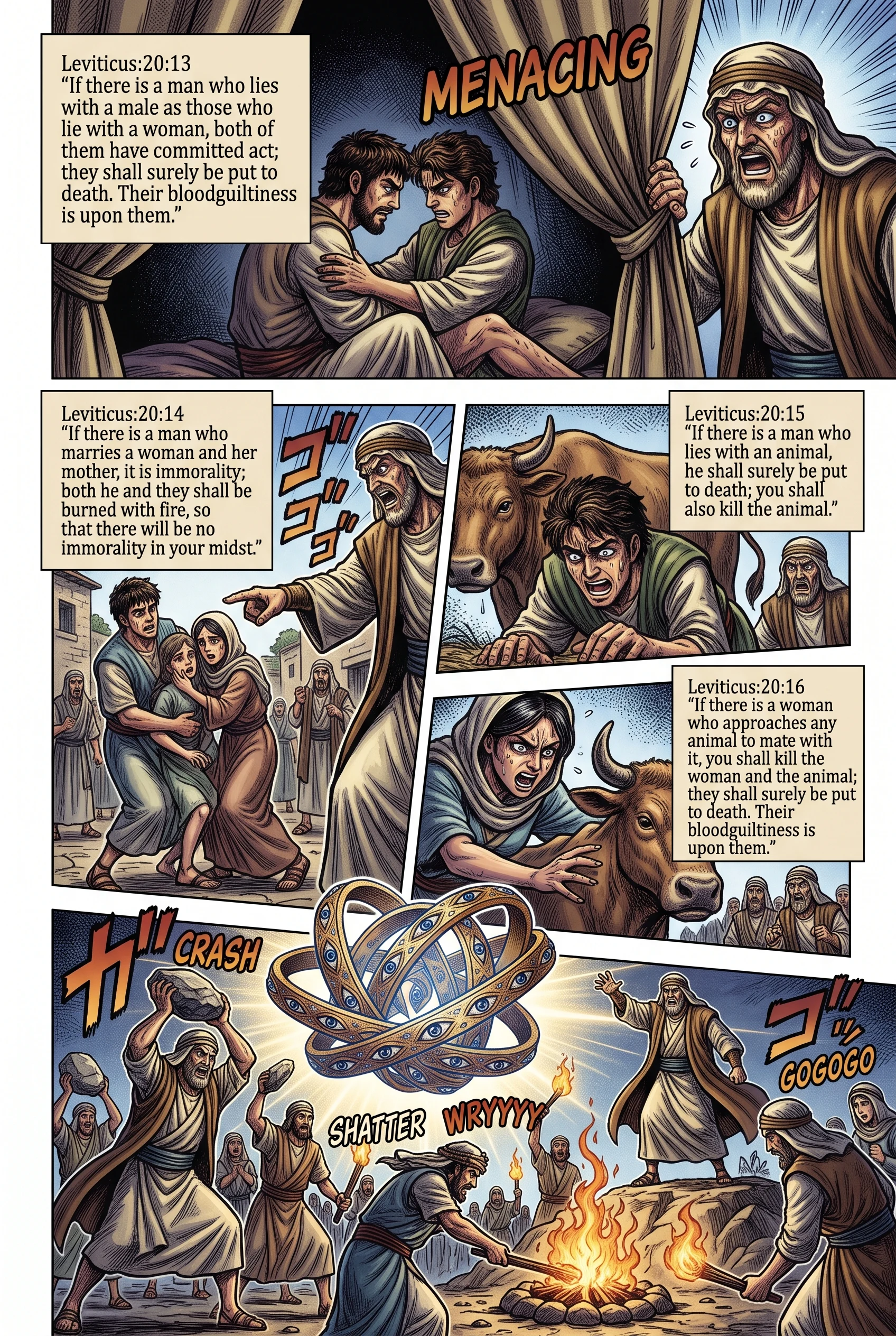 Leviticus 20 illustration: Death Penalties for Further Sexual Sin