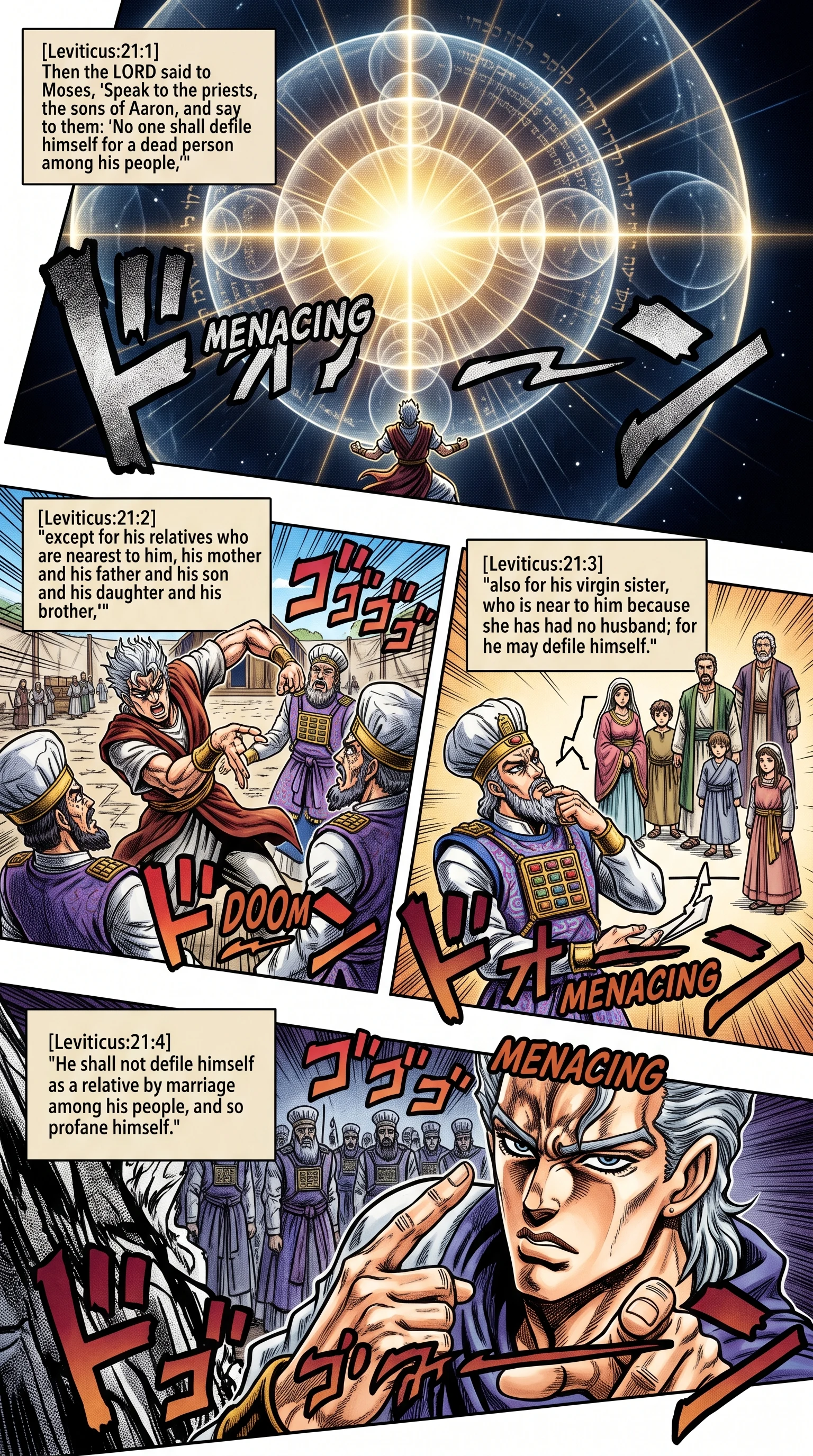 Leviticus 21 illustration: Priests and the Rule Against Defiling the Dead