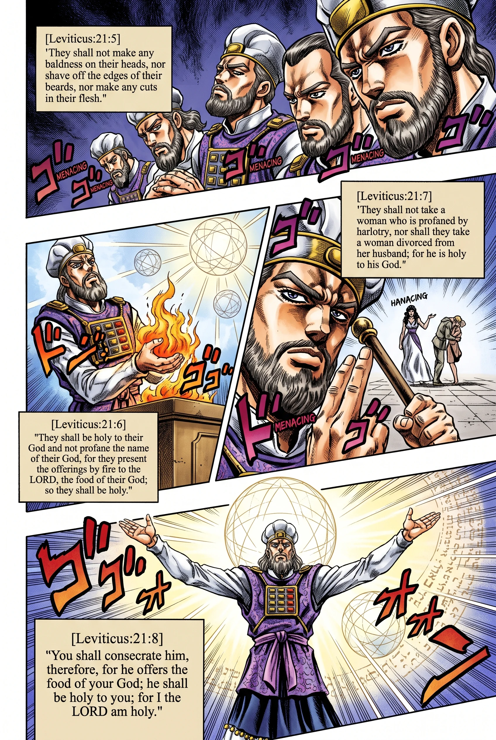 Leviticus 21 illustration: Marks of Holiness and Marriage Restrictions for Priests