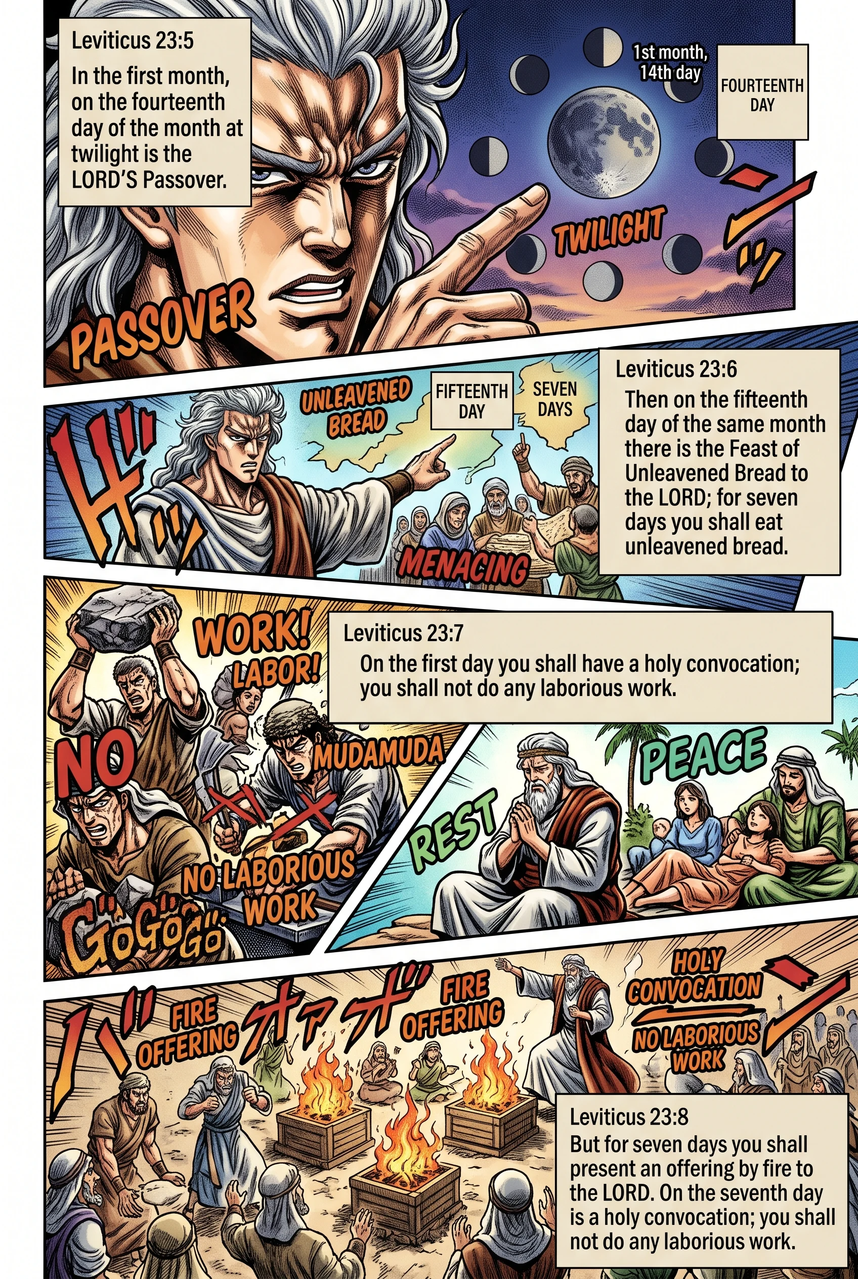 Leviticus 23 illustration: Passover and the Feast of Unleavened Bread
