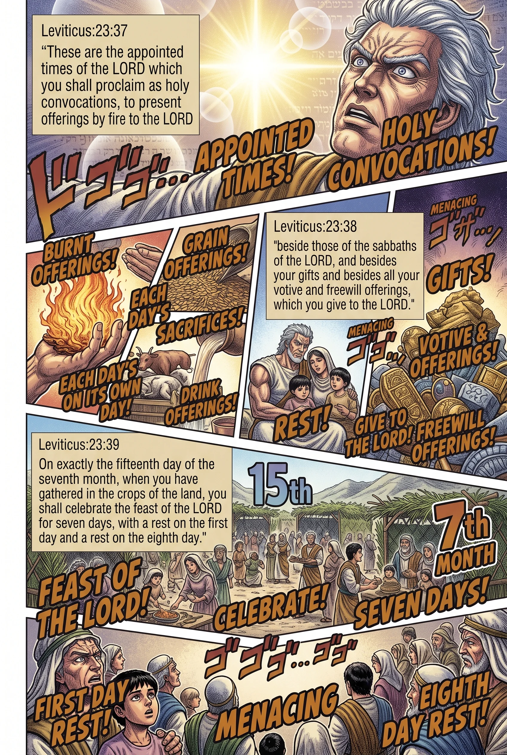 Leviticus 23 illustration: A Summary of the Lord's Appointed Times