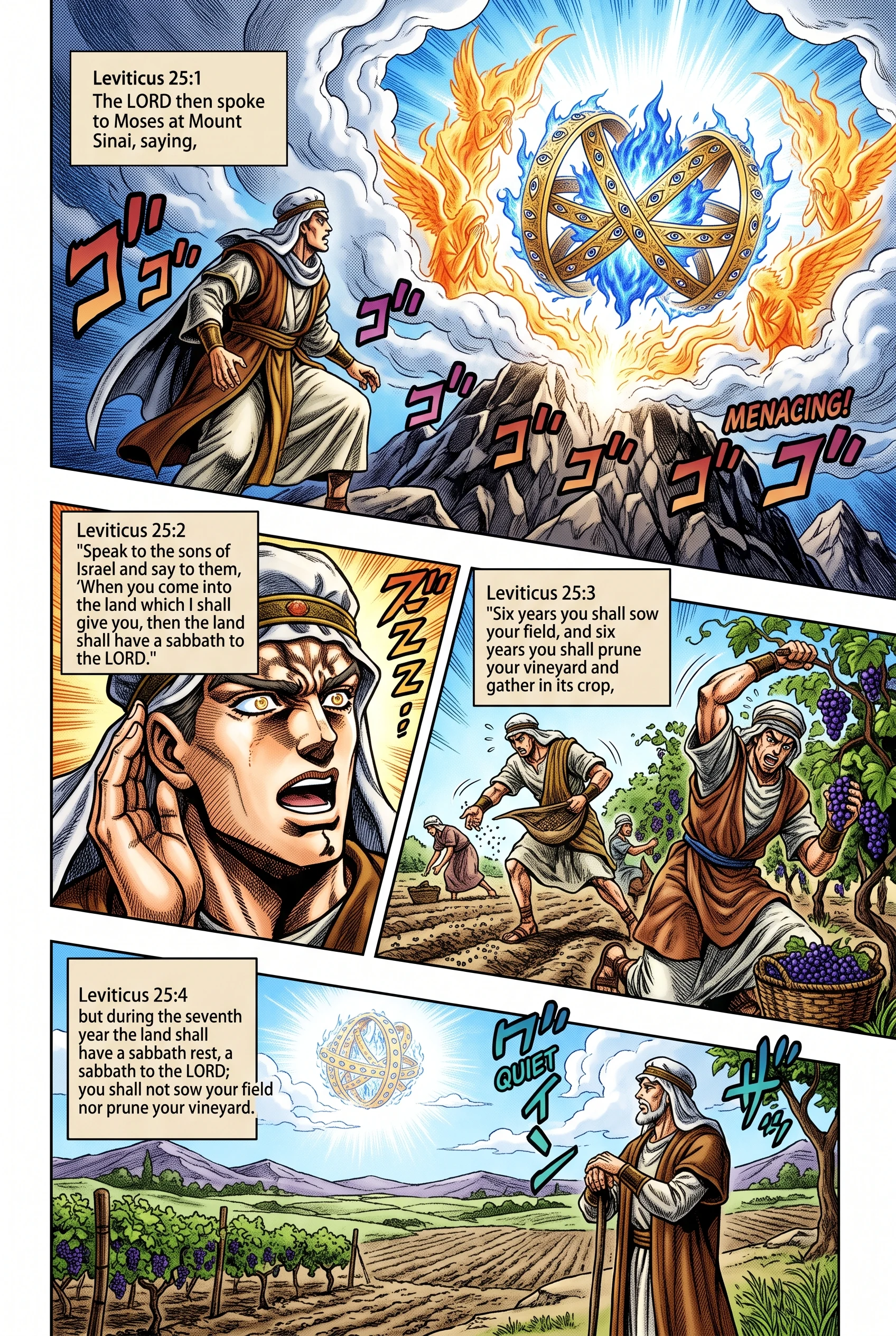 Leviticus 25 illustration: The Land's Sabbath Rest Every Seventh Year