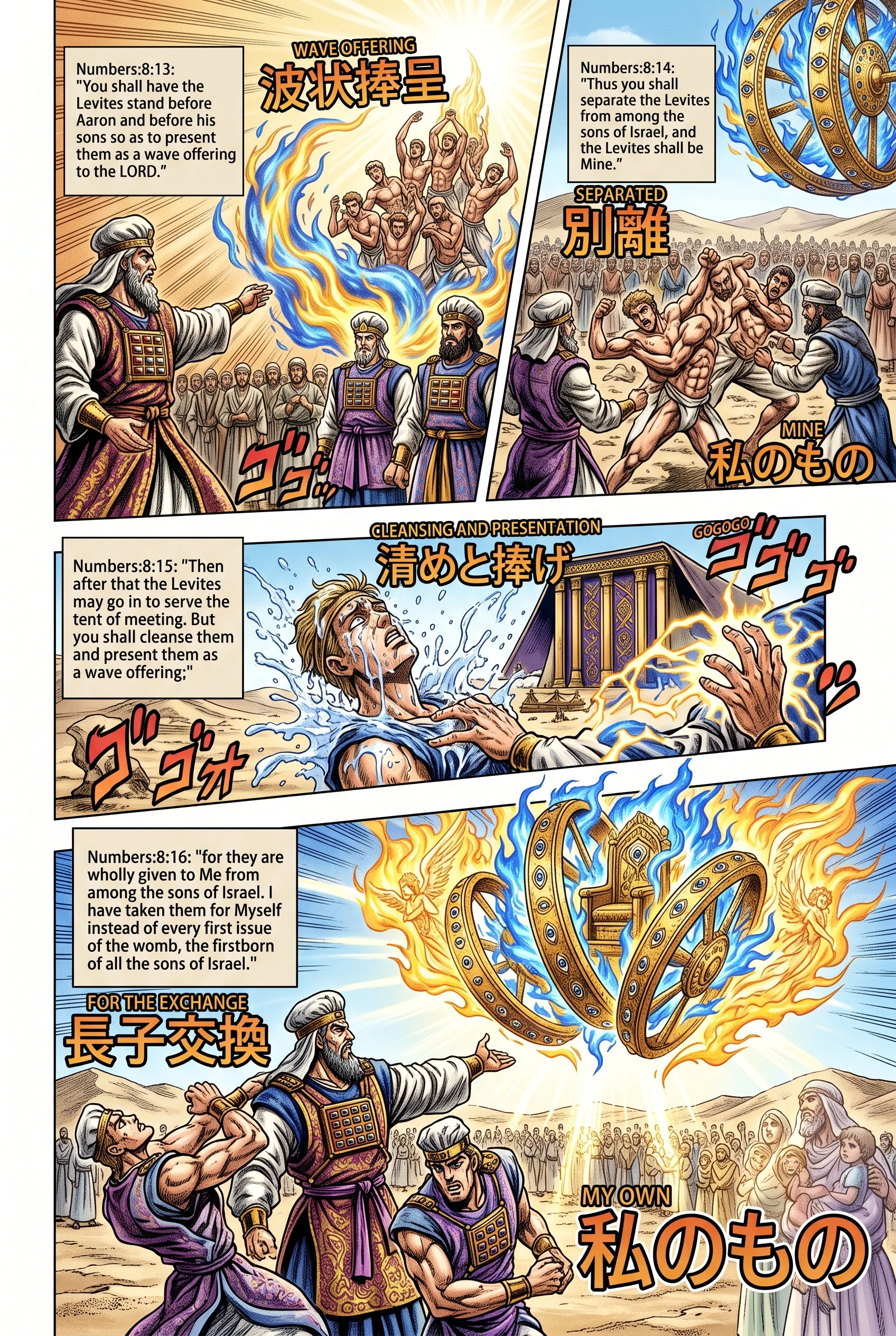 Numbers 8 illustration: The Lord Claims Levites for Himself