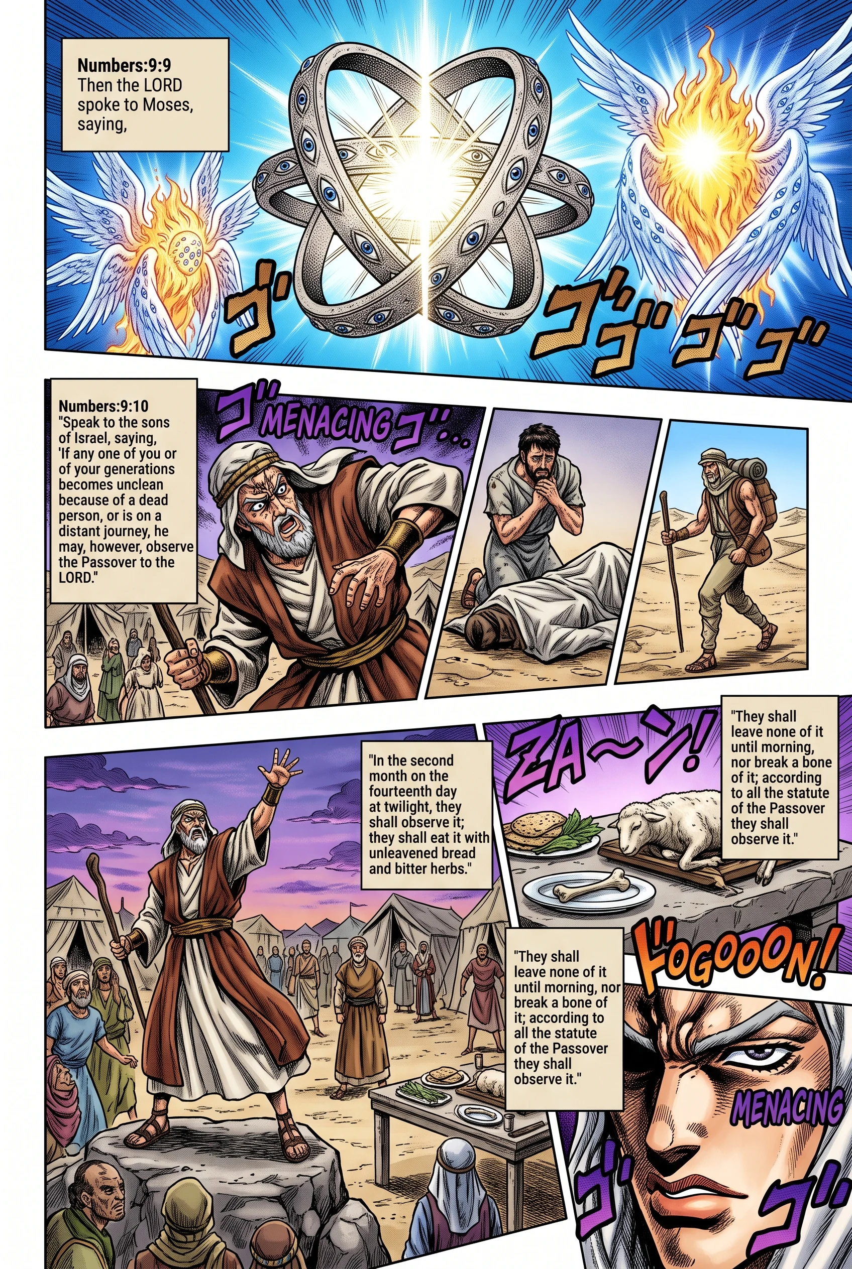 Numbers 9 illustration: Provision for a Second Month Passover
